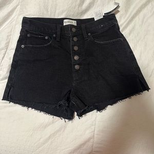 Abercrombie “the mom short-high rise”
